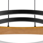 723227 Люстра LODI LED 43W 3440LM ЕРНЫЙ/ДЕРЕВО 3000K