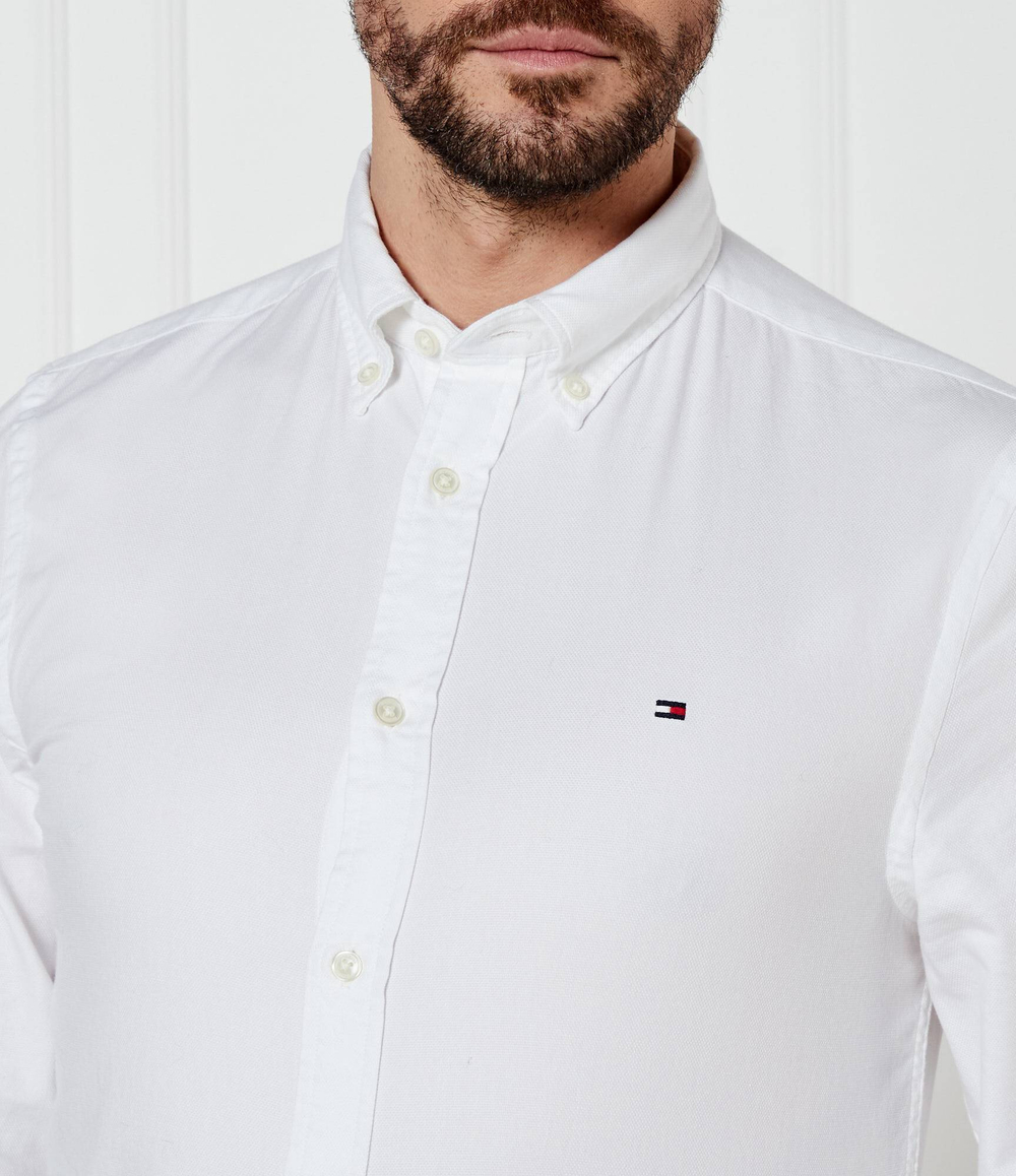 Рубашка FLEX DOBBY Tommy Hilfiger - белый(MW0MW37578)
