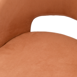 Кресло Berg Earl коричневое