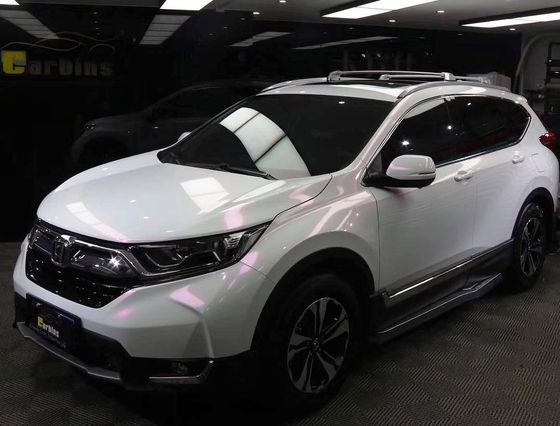 Пленка перламутровая белая с фиолетовым (глянцевая) Carbins