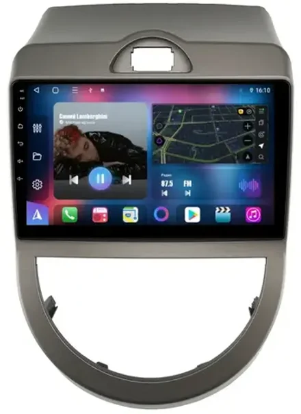 Магнитола для KIA Soul 2008-2011 (AM) - FarCar BM3061M на Android 13, QLED, ТОП процессор, 4Гб+32Гб, CarPlay, 4G SIM-слот