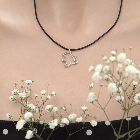 "Япанго " подвеска в родиевом покрытии из коллекции " Gammi" от Jenavi с замком карабин