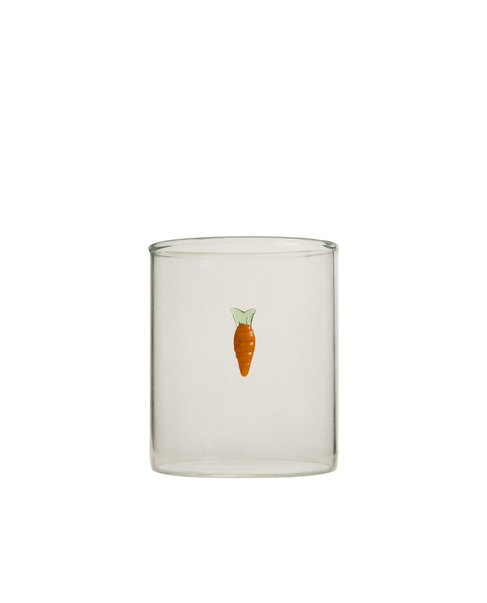 Zara Home стакан из боросиликатного стекла, цвет оранжевый, 9.5 см