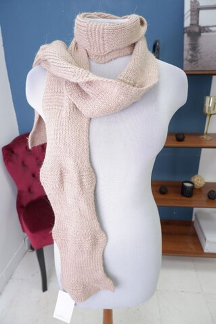 Шарф шерстяной бежевый