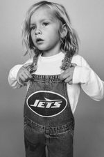 Джинсовый комбинезон с принтом new york jets © nfl