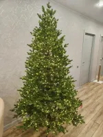 Елка с гирляндой 2в1 «Измайловская» (Литая хвоя) от 2,1 м до 3 м