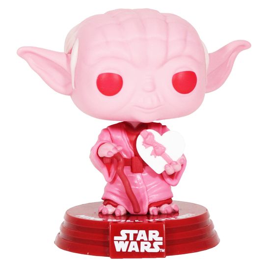 Фигурка Funko POP! Bobble Star Wars Valentines Yoda w/Heart (421) 52870 / Фигурка Фанко ПОП! по мотивам вселенной "Звездные войны" Йода