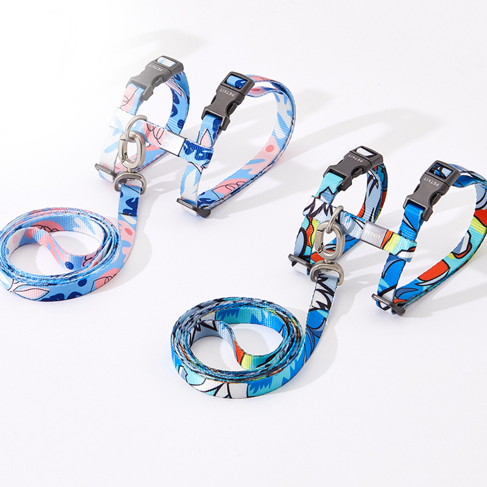 Шлейка для кошек с поводком PETKIT