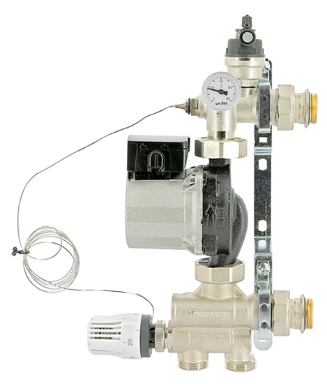 Насосно-смесительная группа Uni-Fitt Solomix 1" c насосом Wilo Star RS 25/6-130