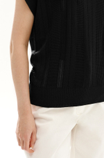 23585 Джемпер женский (черный)