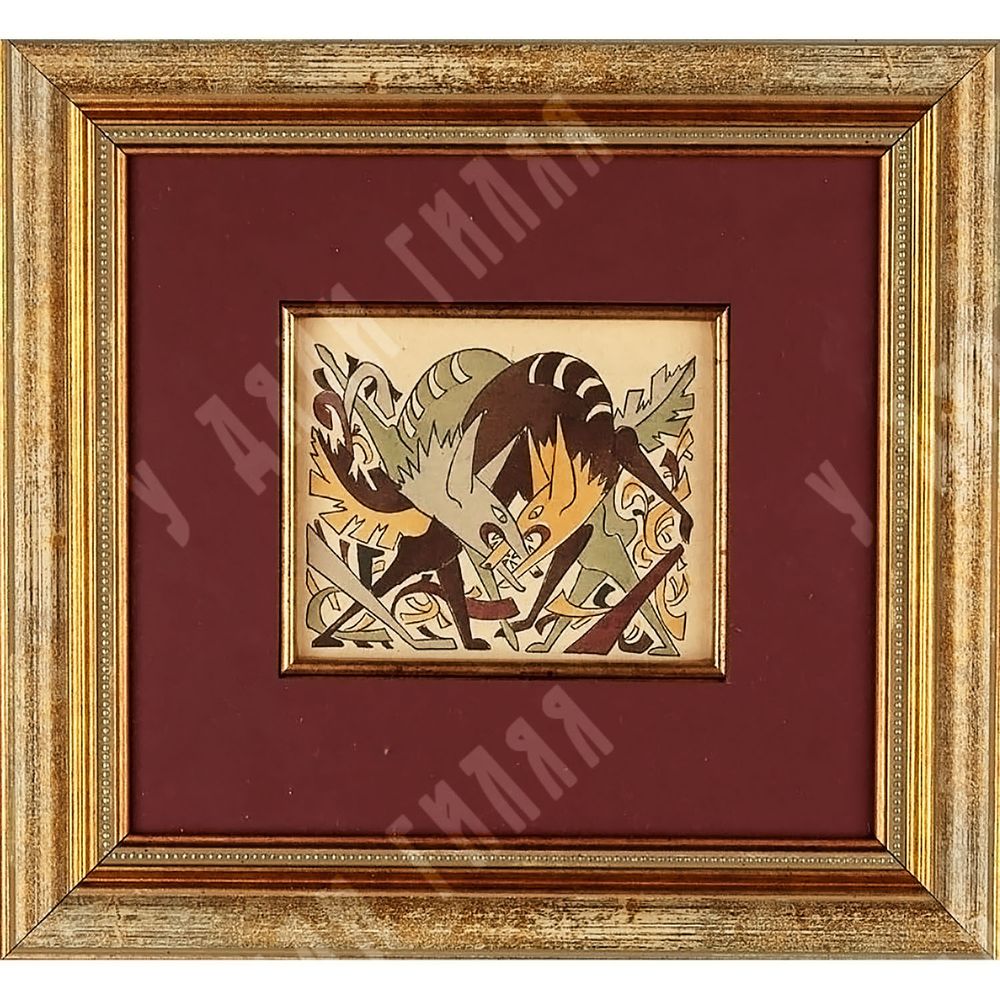 [Экспертиза ГРМ]. Тихов В.Г. Обнаженная. Холст, масло. СССР. 1916.