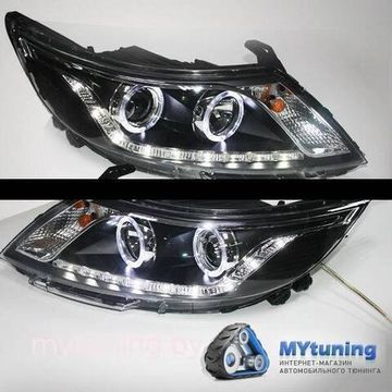 Передние фары angele eyes для Kia Rio 3(III)