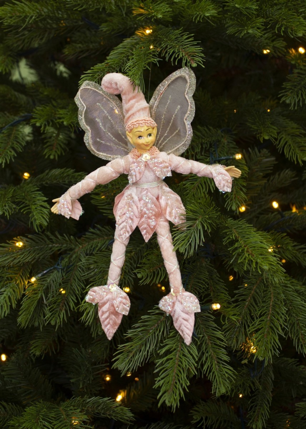 Декор 25х18х8см Noelle Эльф кремовый/персиковый/зеленый в ассортименте 3 вида