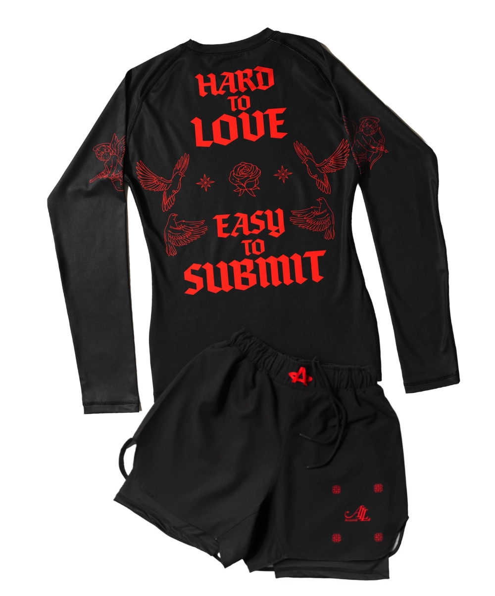 Рашгард+шорты All-Around - "Easy to Love. Hard to Submit."