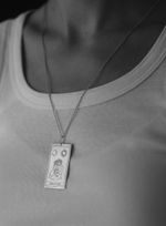 Подвеска карта таро Влюбленные большая позолота La Lune