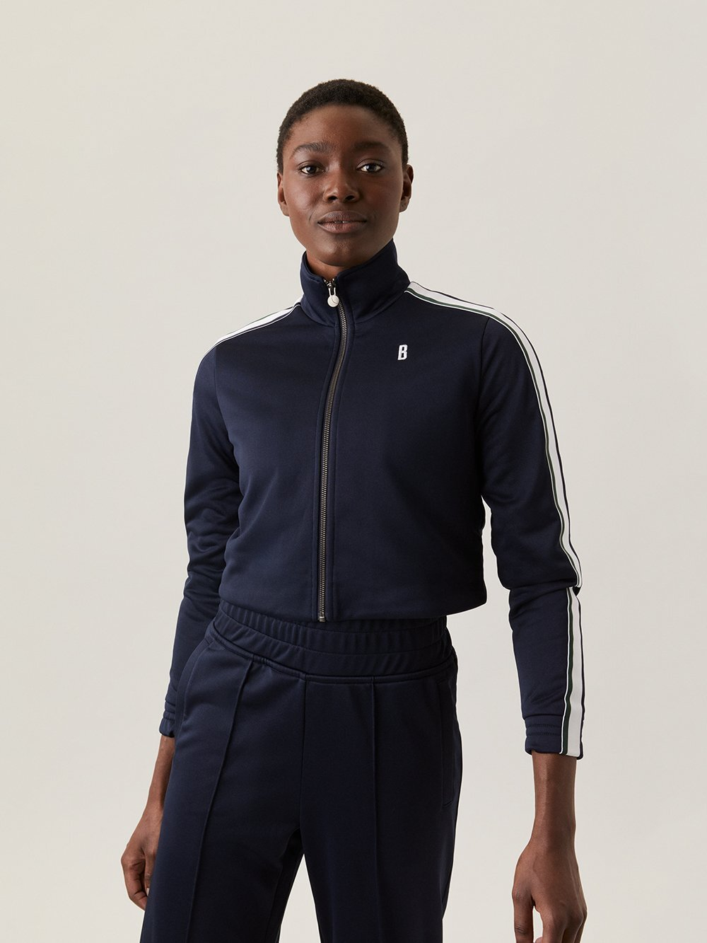 Женская Кофта теннисная Björn Borg Track Jacket Maggie W - night sky