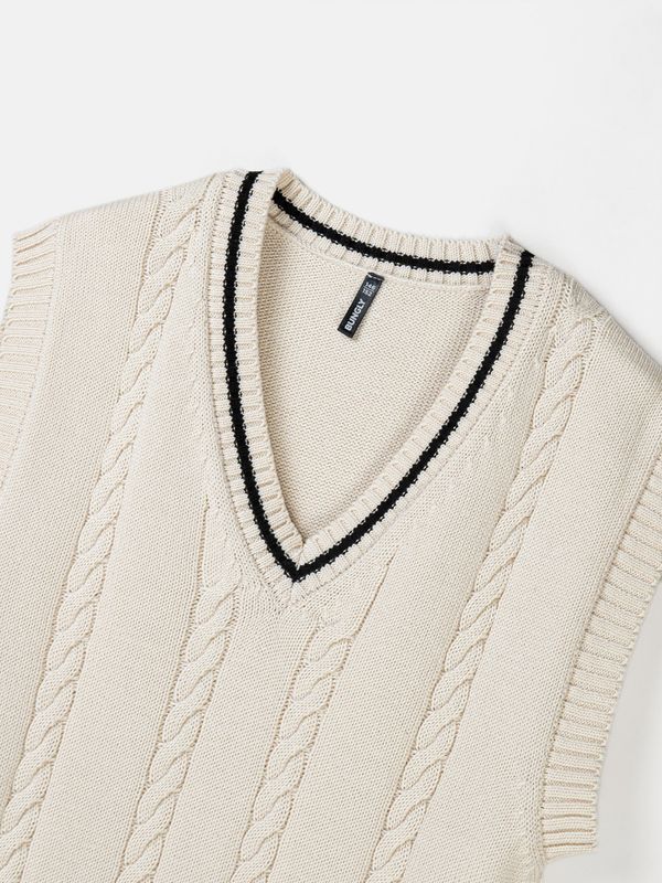 Жилет оверсайз вязаный 