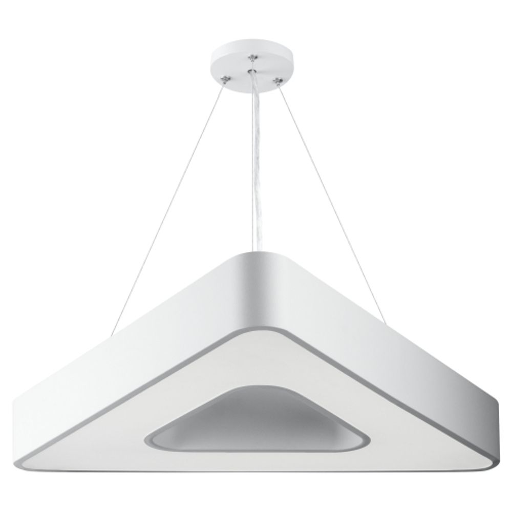 Светильник LED ЭРА Geometria SPO-153-W-40K-030 Delta 30Вт 4000К 2100Лм IP40 600*80 белый подвесной драйвер внутри | Декоративные светильники Geometria