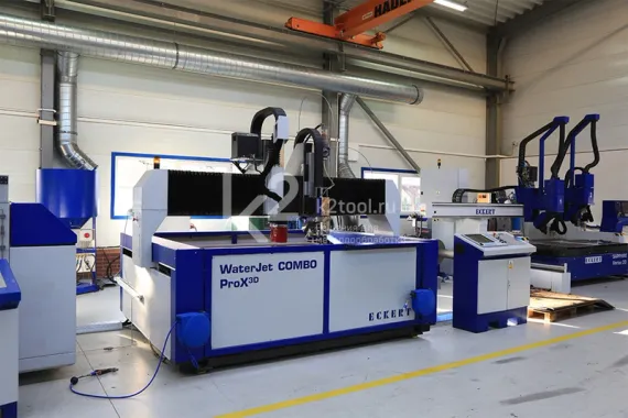 Станок гидроабразивной и плазменной резки Eckert OPAL WaterJet Combo