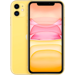Смартфон Apple iPhone 11 64GB Dual Sim, Yellow (Желтый)