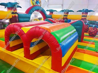 Коммерческий надувной батут Приключения динозавров