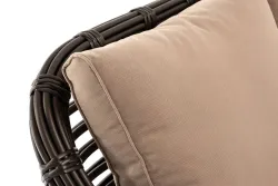 "Ницца" диван из искусственного ротанга трехместный, цвет бронзовый