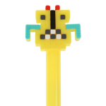 Ручка шарик. 0.7мм. "Pixel" синяя, смен.стержень 125мм, цветн.корп, 4 диз. в ассорт. (Mazari)