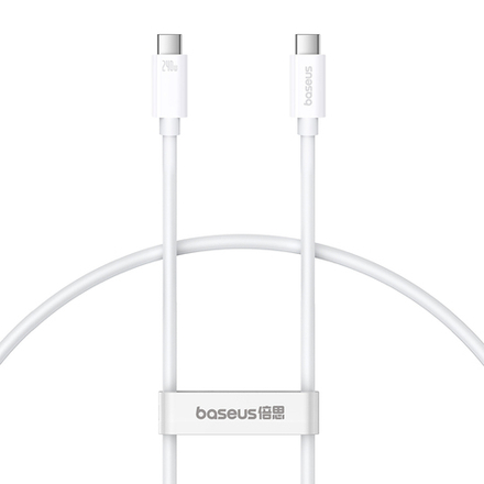 USB-C Кабель Baseus Superior 2 USB4 Charging+Data 8K@60Hz 40Gbps 240W 1m - Moon White