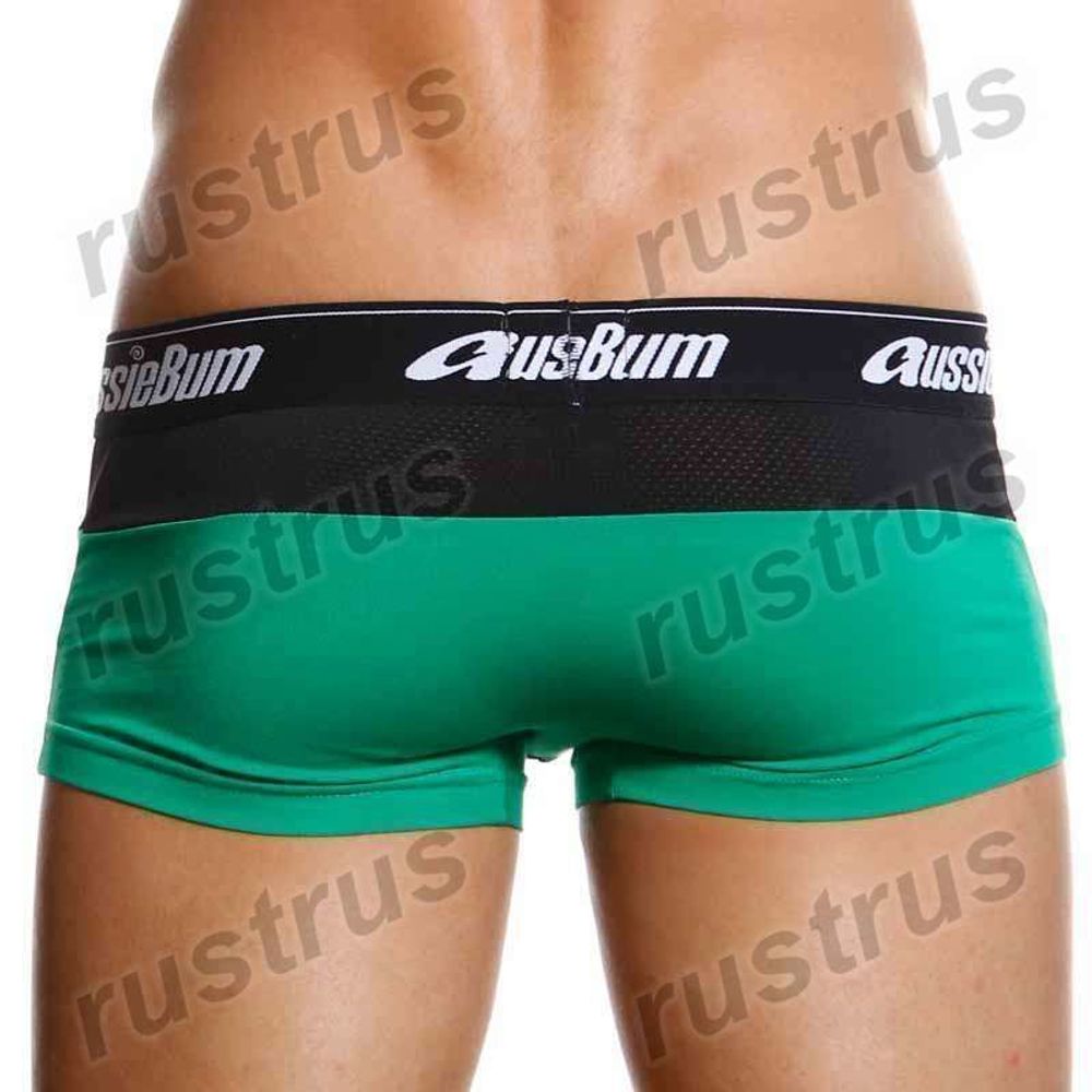 Мужские трусы хипсы зеленые Aussiebum AB00254