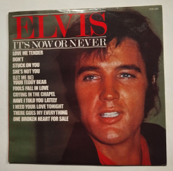 Винтажная виниловая пластинка LP Elvis Presley It's Now Or Never (UK 1981)
