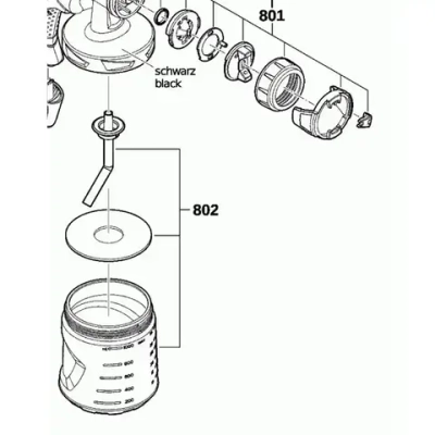 Прокладка уплотнительная для краскопульта Bosch PFS 3000-2 5000E 7000 5 шт.