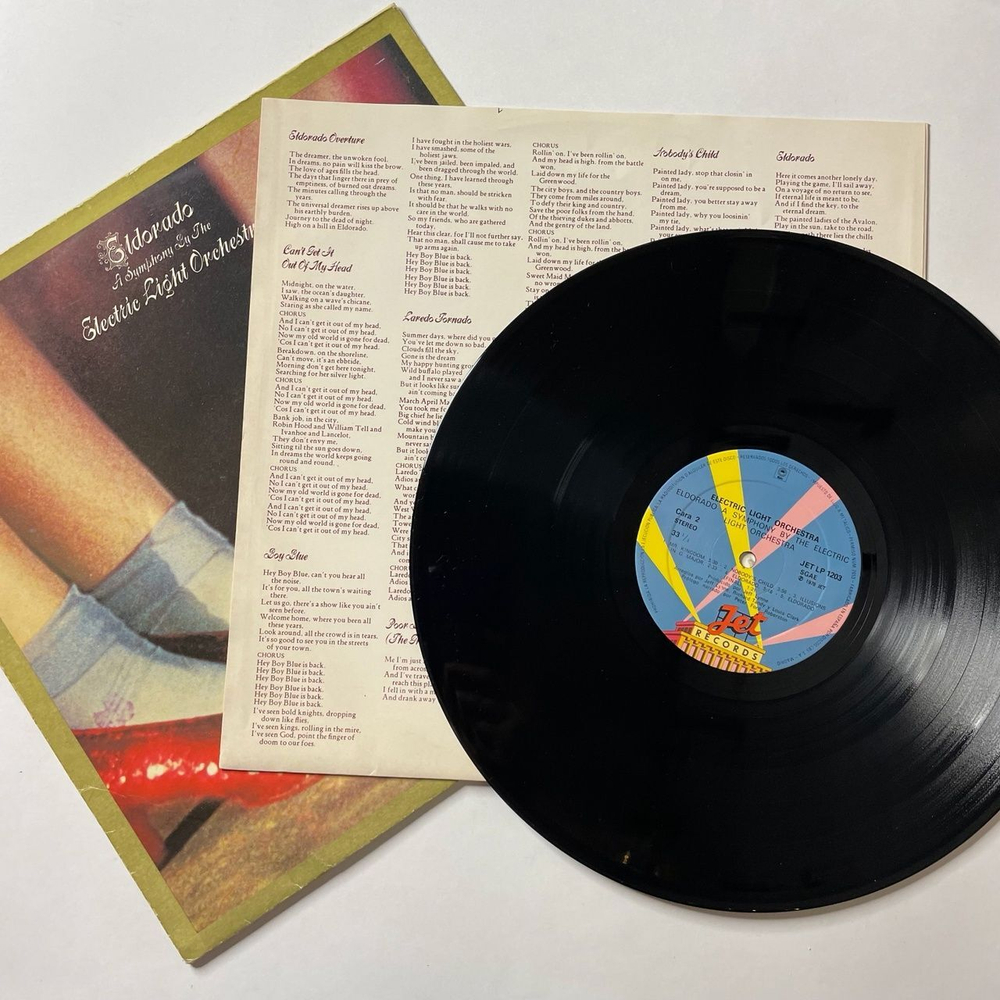 Винтажная виниловая пластинка LP ELP Eldorado A Symphony By The Electric Light Orchestra (Spain 1983)