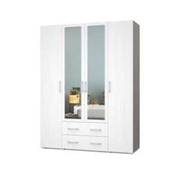 Шкаф четырехстворчатый "Ева" Е43, ЛДСП, МОДЕРИУМ, г. Ижевск (Анкор темный/Анкор светлый)