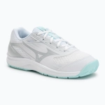 Женские Кроссовки волейбольные Mizuno Cyclone Speed 5 white/blue tint