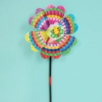 Ветрячок «Сказочный цветок» d-22 см, 49 см в ассортименте