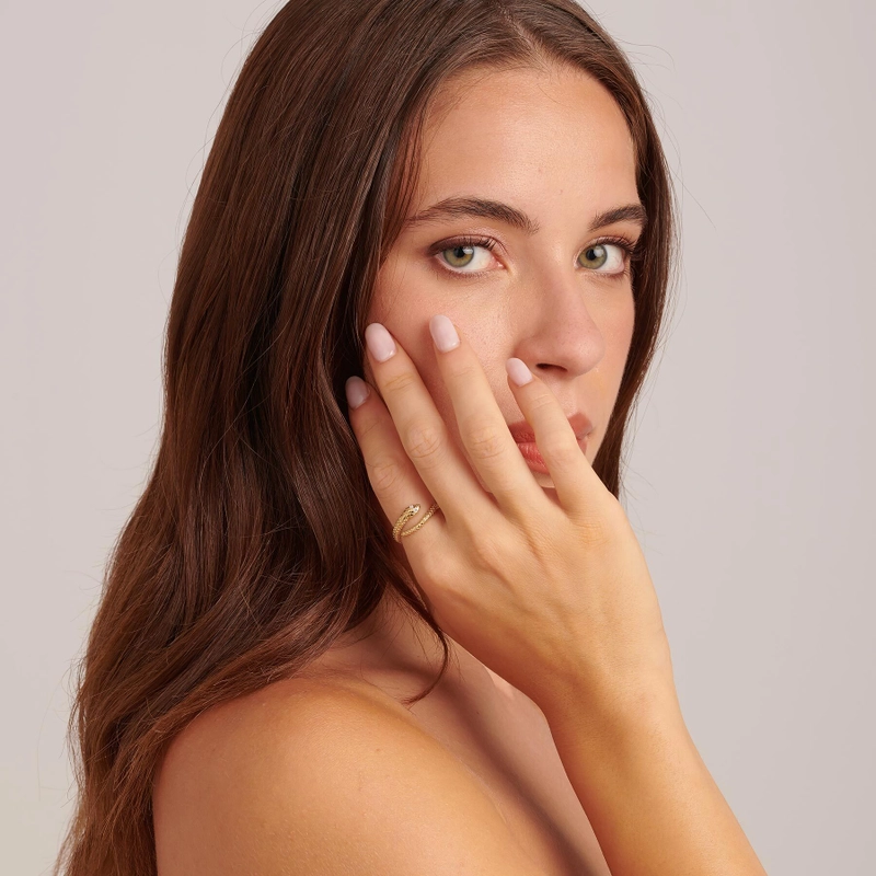 Кольцо Чакра – Золото, Змея