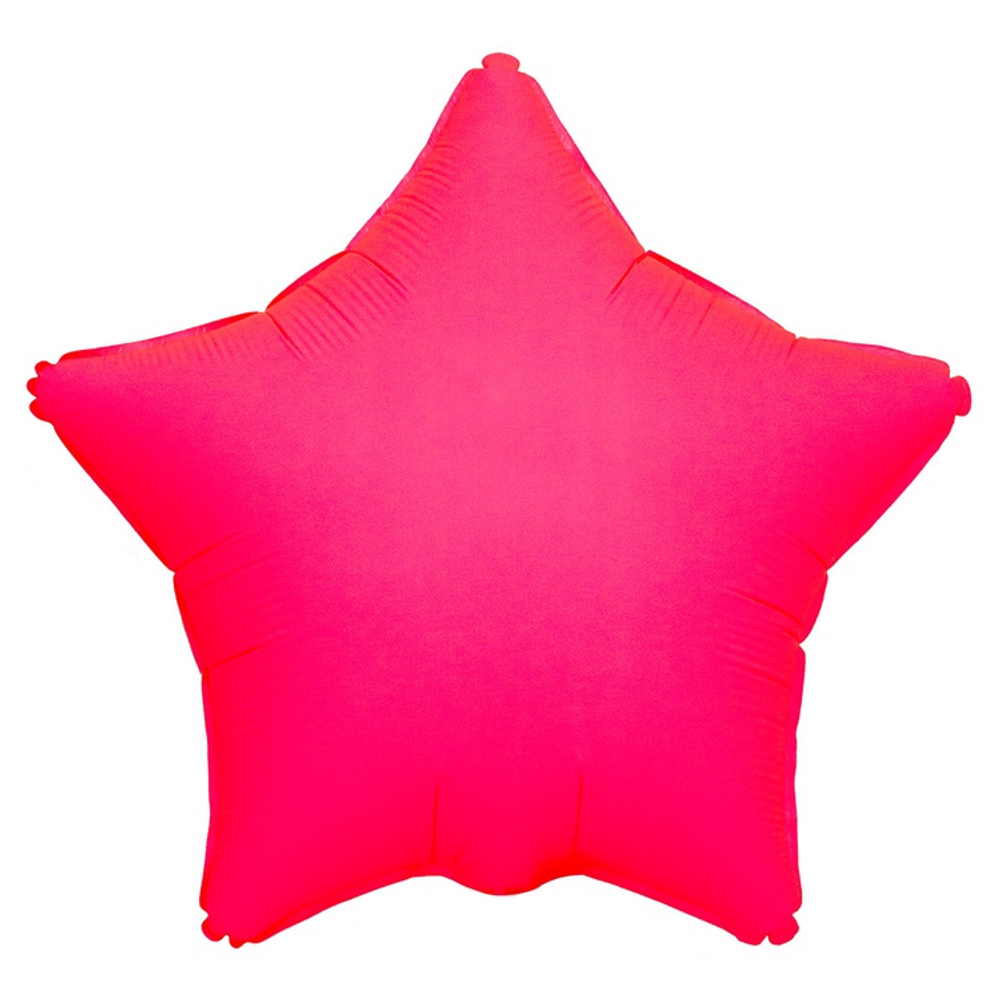 Шар фольгированный Звезда 46 см (Розовый)