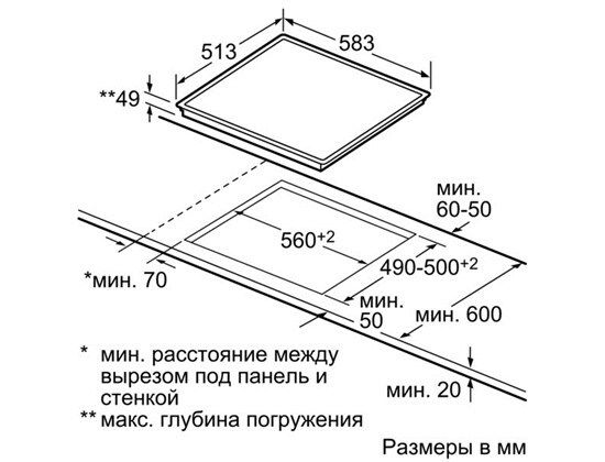 Электрическая варочная панель Bosch PKN642F17R