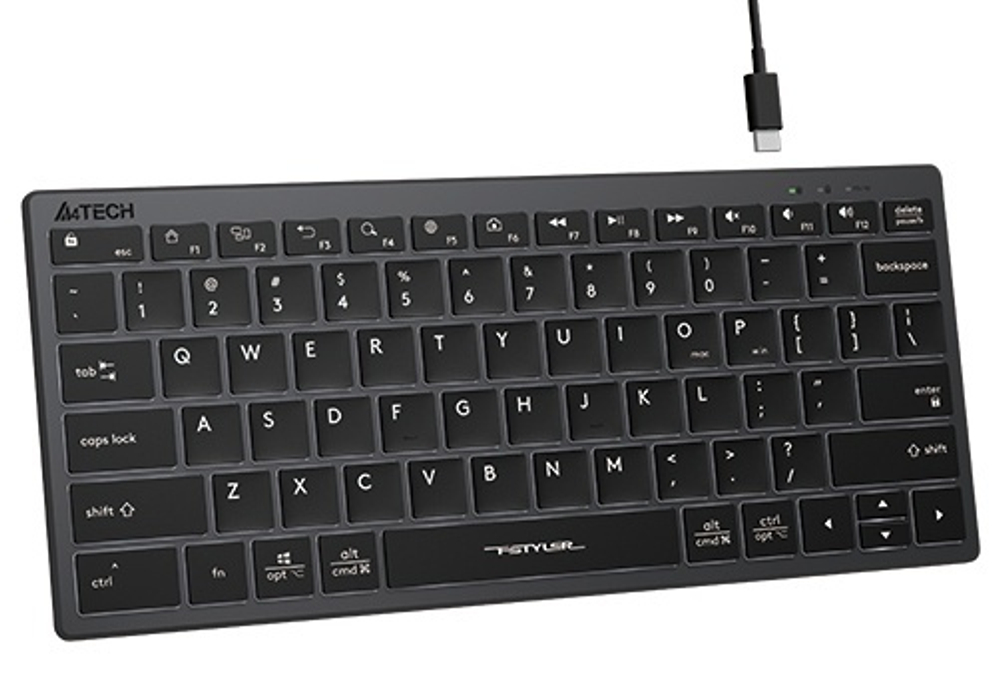 Клавиатура A4Tech FX61 серый