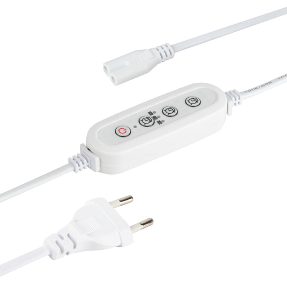 Таймер для светильника ЭРА FITO-LINETIME 2 pin (9/12/15 H) с проводом 1,5 м