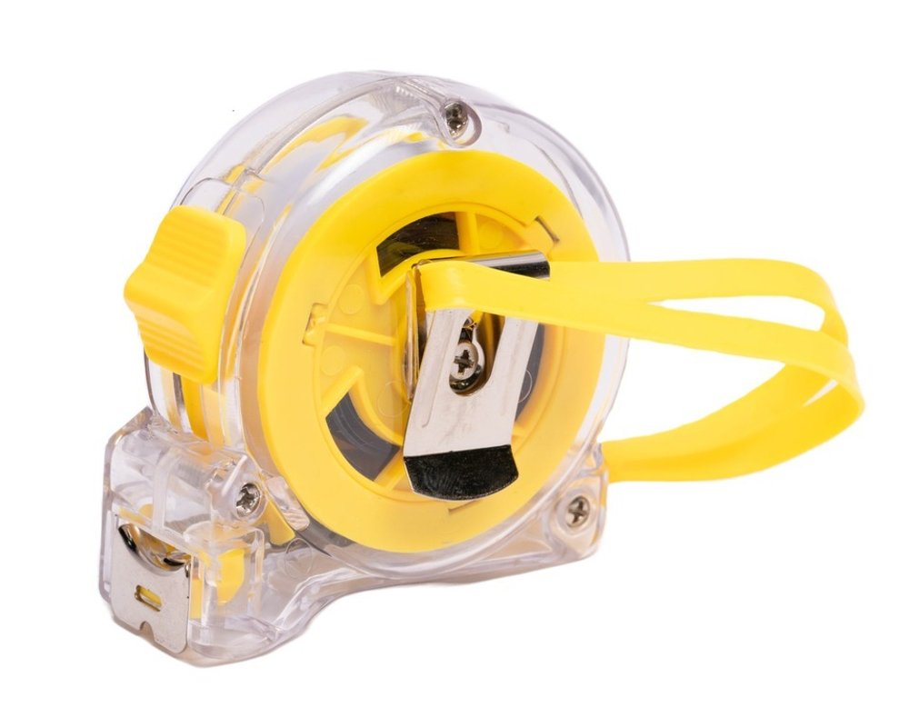 РУЛЕТКА OSKAR 5М*19ММ ПРОЗРАЧНАЯ OSMP519