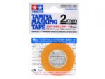 Tamiya, маскирующая лента без пенала, желтая 2 мм длина 18м.
