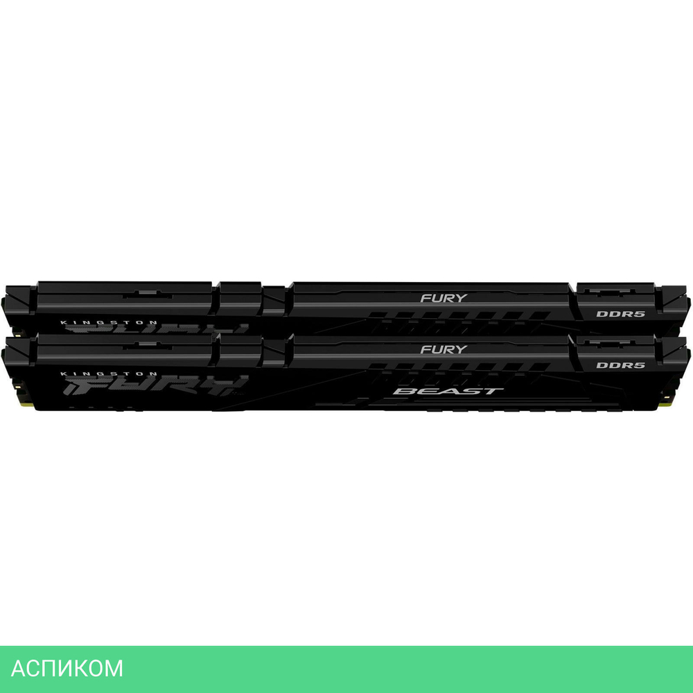 Оперативная память Kingston Fury Beast 64GB DDR5-5600 (KF556C40BBK2-64)