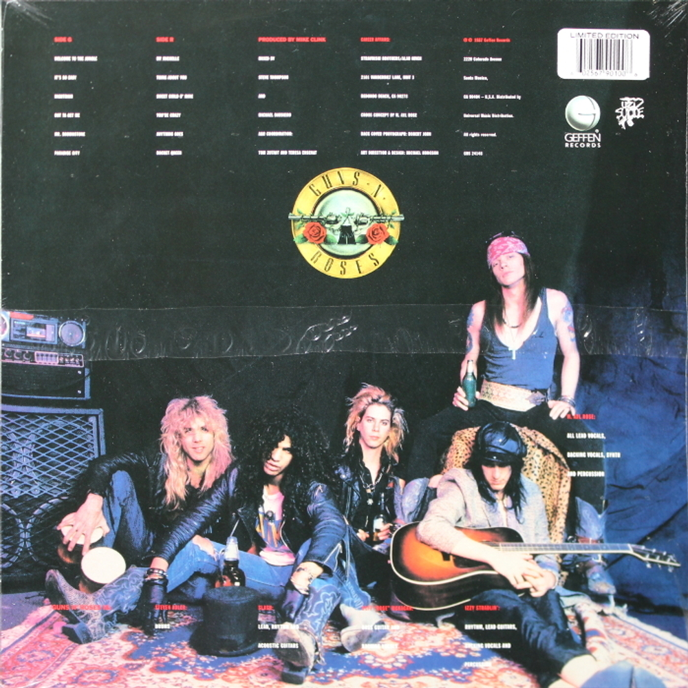 Guns N' Roses / Appetite For Destruction (Coloured Vinyl)(LP)
