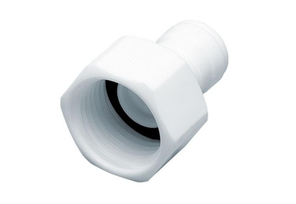 Фитинг прямой 3/8"-3/8"(трубка-резьба) Корея BSP, конус  (AFAB0606CW)