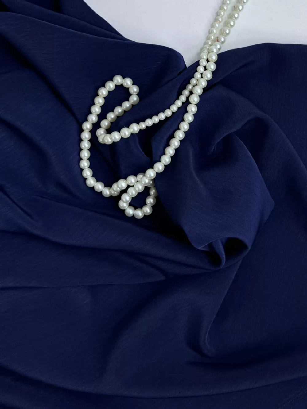 Плательная, синий SILK С11