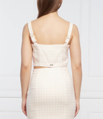 топ GUESS - желтый(W1RH26 WECT0)