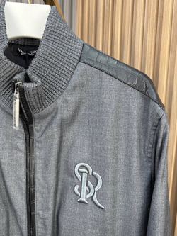 Спортивный костюм Stefano Ricci со вставками кожи крокодила