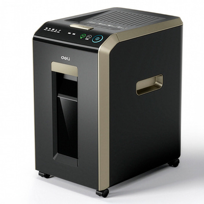 Шредер Deli, 4 уровень секретности (4x12мм), 200 листов, 32 литра, автоматический режим