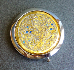 Складное зеркало "Цветок жизни"